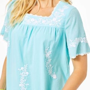 NWT Lilly Pulitzer Tamryn Embroidered Top